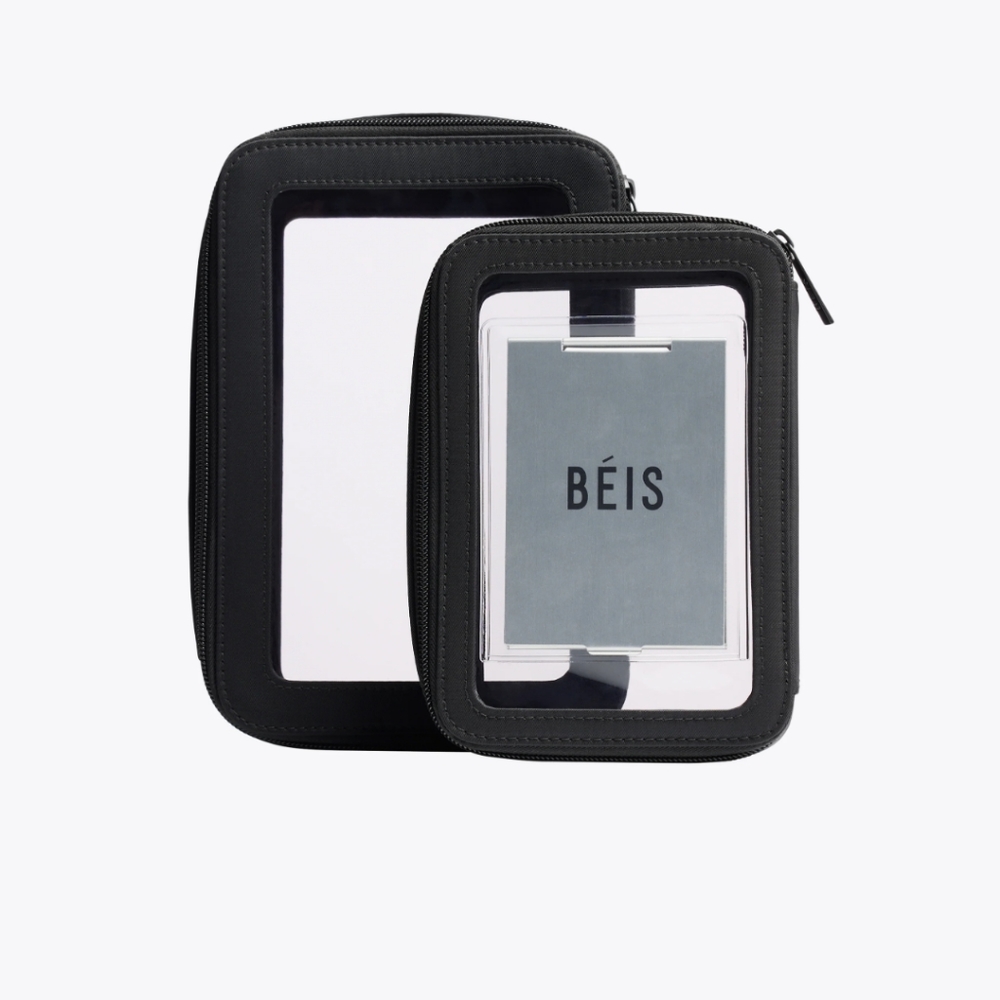 Beis inflight cosmetic duo cases